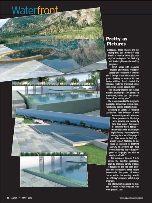 Aqua Magazine Pretty As Pictures May 2013