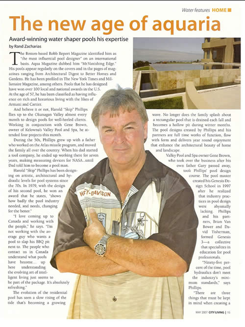 City Living The New Age Of Aquaria May 2007