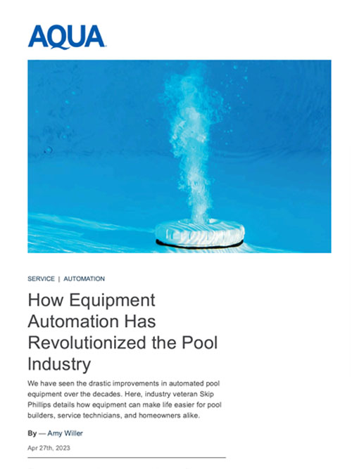 How Equipment Automation Has Revolutionized the Pool lndustry April 2023